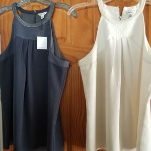 2 Calvin Klein dressy tops